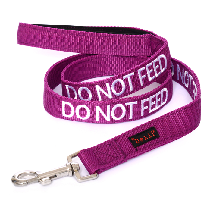 Dexil Friendly Dog Collars DO NOT FEED Standard 120cm (4ft) Lead