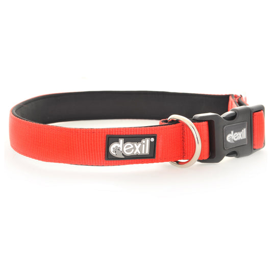 Dexil Friendly Dog Collars RED Clip Dog Collar
