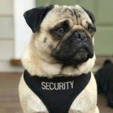 Dog Soft Vest Harness - SECURITY - Black