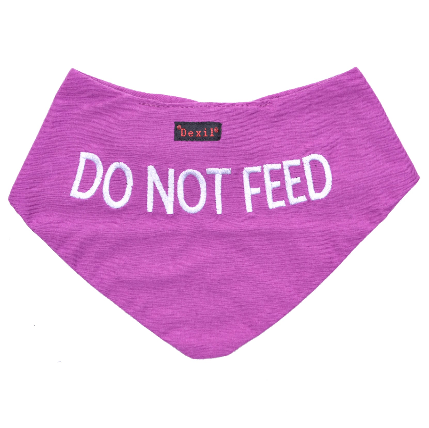 Dexil Friendly Dog Collars DO NOT FEED Dog Bandana