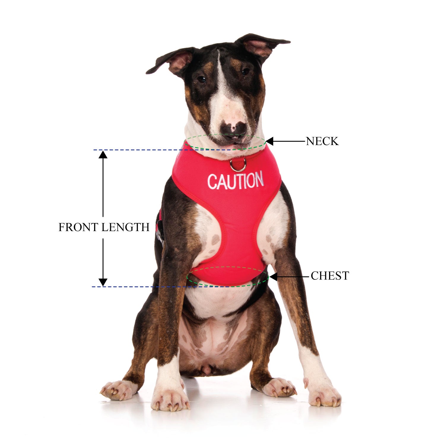 CAUTION - Large adjustable Vest Harness