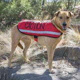 CAUTION - Large Coat (discontinued) BLACK WRITING NOT WHITE