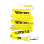Dexil Friendly Dog Collars yellow NERVOUS 210cm Double Ended Lead