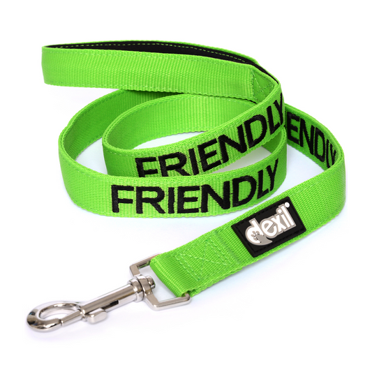 Friendly Dog Collars Green FRIENDLY Standard 120cm (4ft) Lead