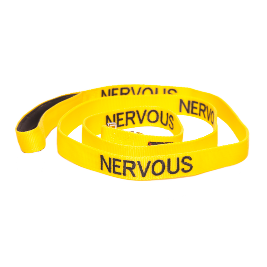 Dexil Friendly Dog Collars yellow NERVOUS 180cm (6ft) Lead