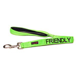 Friendly Dog Collars Green FRIENDLY Short 60cm 2ft Lead