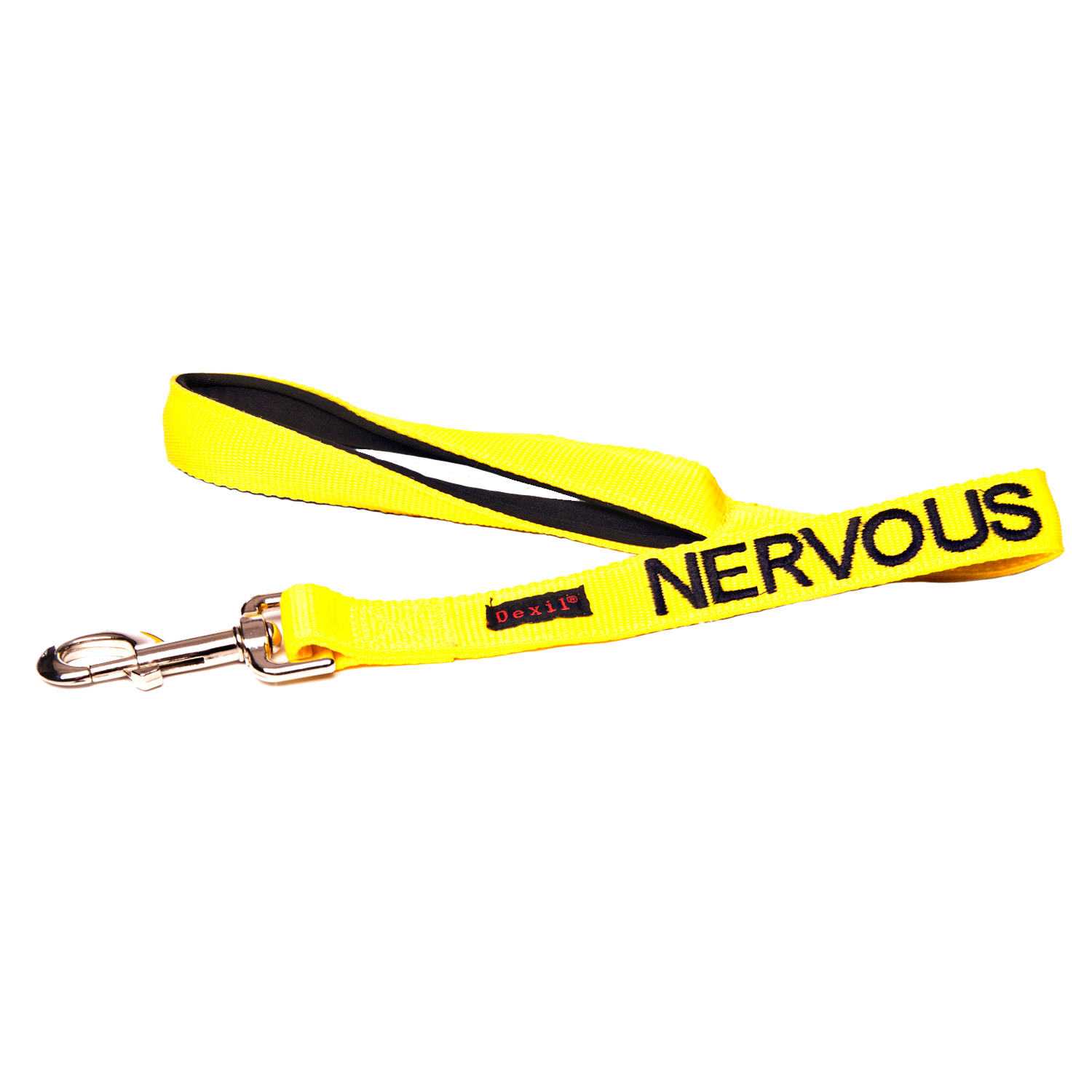 Friendly Dog Collars yellow NERVOUS Short 60cm (2ft) Lead