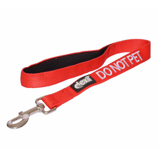 Dexil Friendly Dog Collars Red DO NOT PET Short 60cm (2ft) Lead