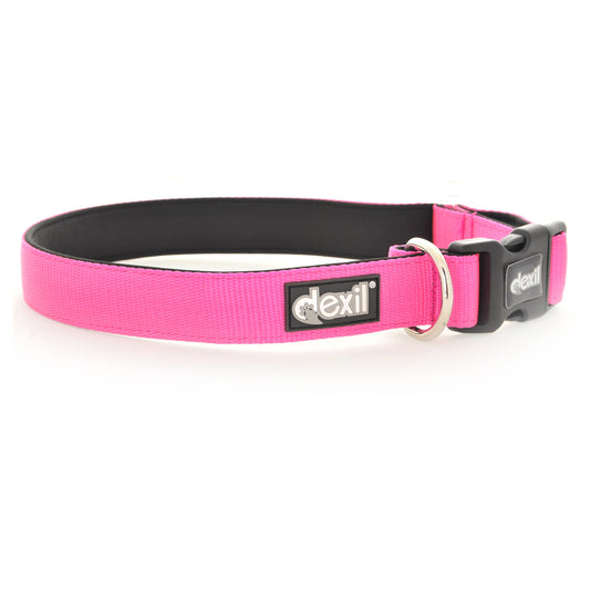 Dexil Pink Dog Collar by Friendly Dog Collars