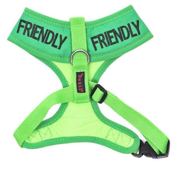 Friendly Dog Collars Green FRIENDLY Medium Vest Harness