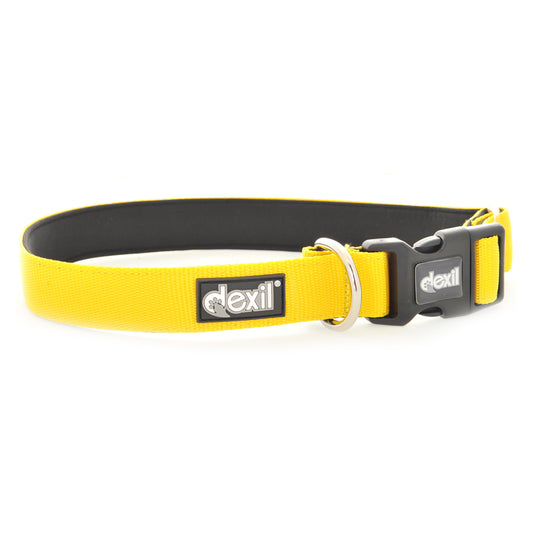 Dexil Friendly Dog Collars YELLOW Clip Collar