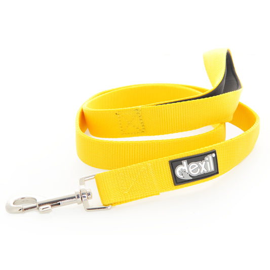 Dexil Friendly Dog Collars YELLOW Long 180cm (6ft) Lead