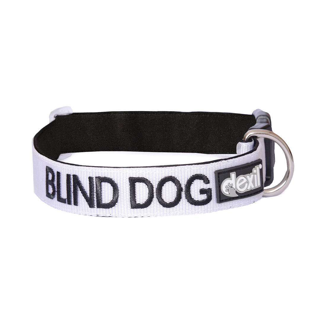 Dexil Friendly Dog Collars BLIND DOG L/XL Clip Collar