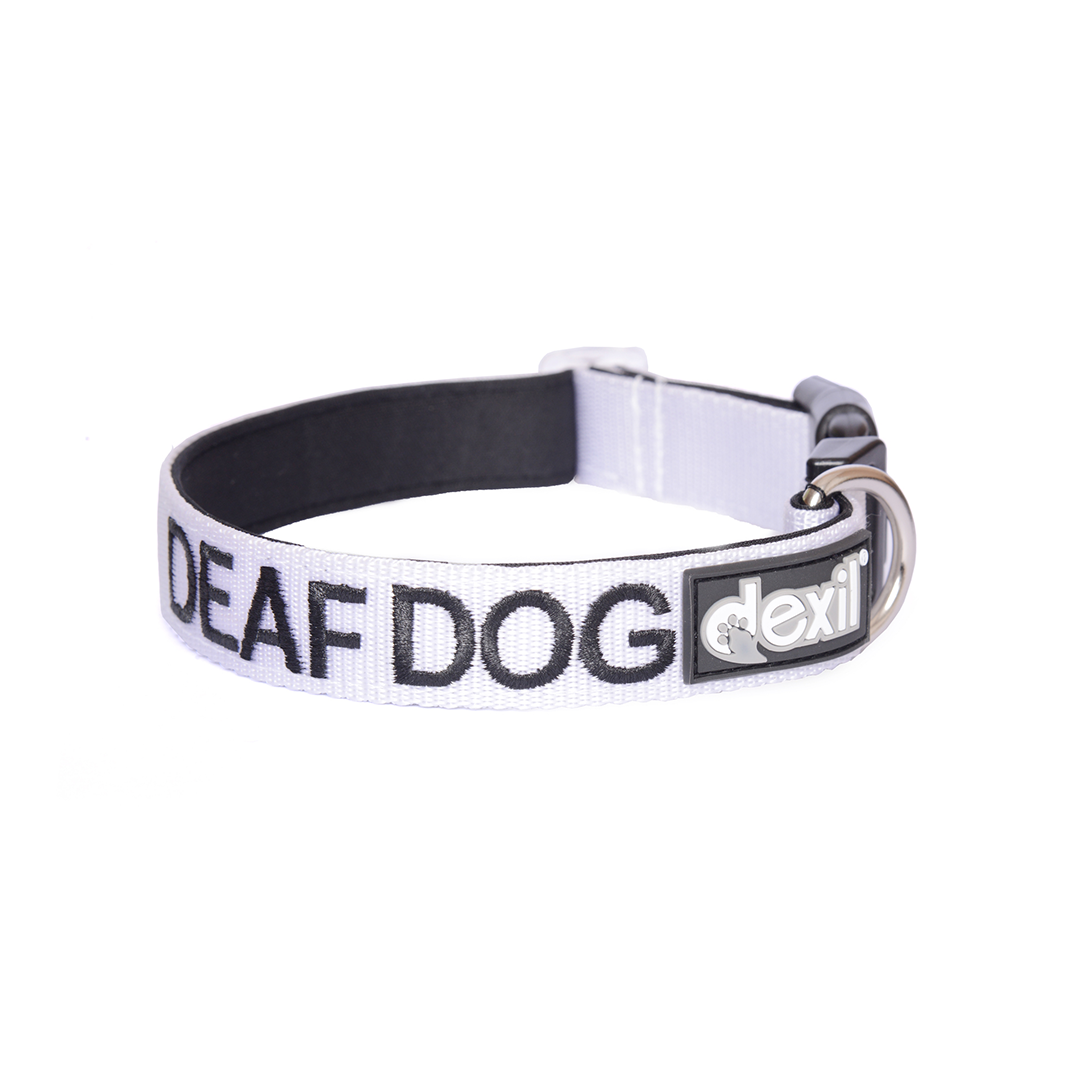 Dexil Friendly Dog Collars DEAF DOG S/M Clip Collar