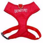Dexil Friendly Dog Collars Red DO NOT PET Large adjustable Vest Harness