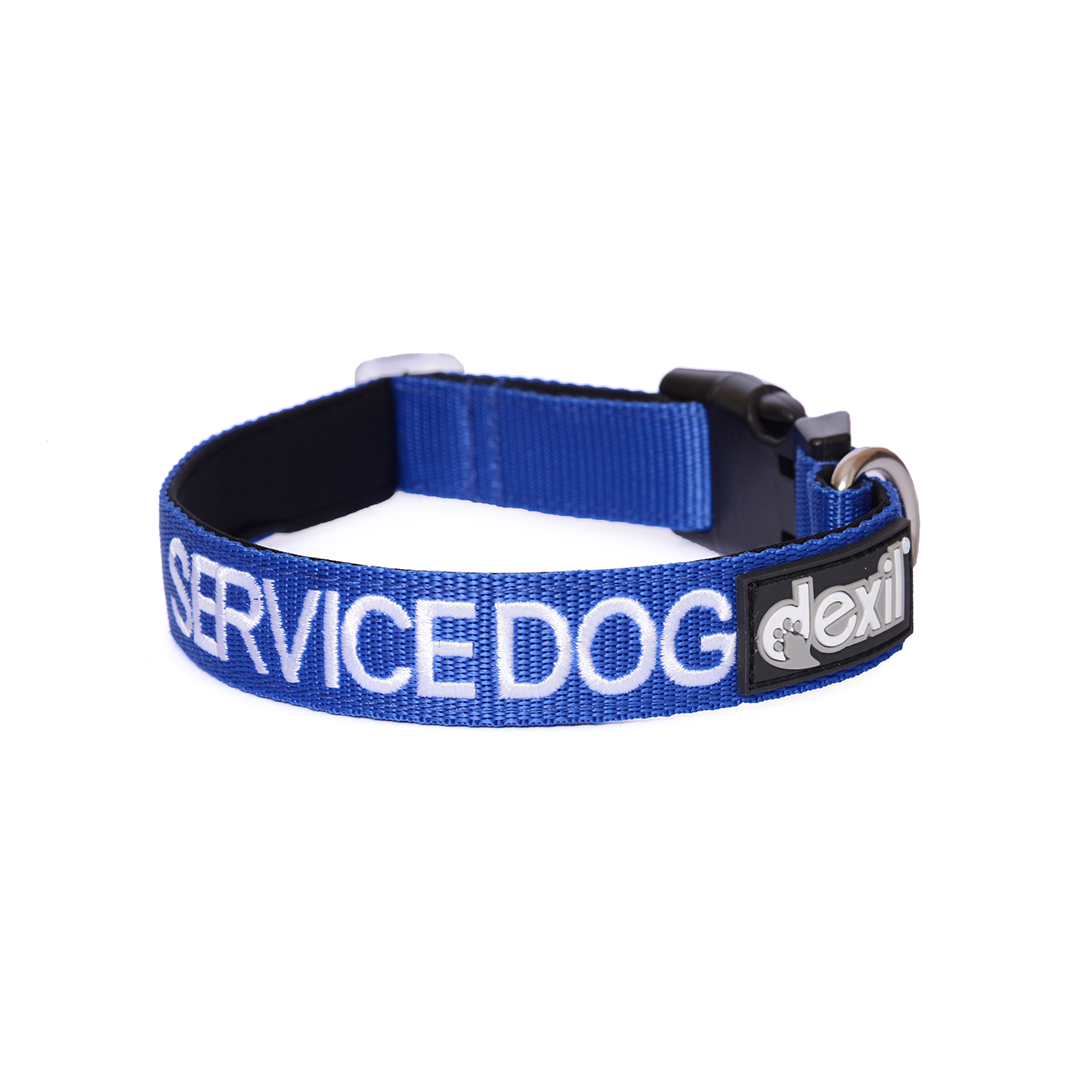 Dexil Friendly Dog Collars SERVICE DOG S/M Clip Collar